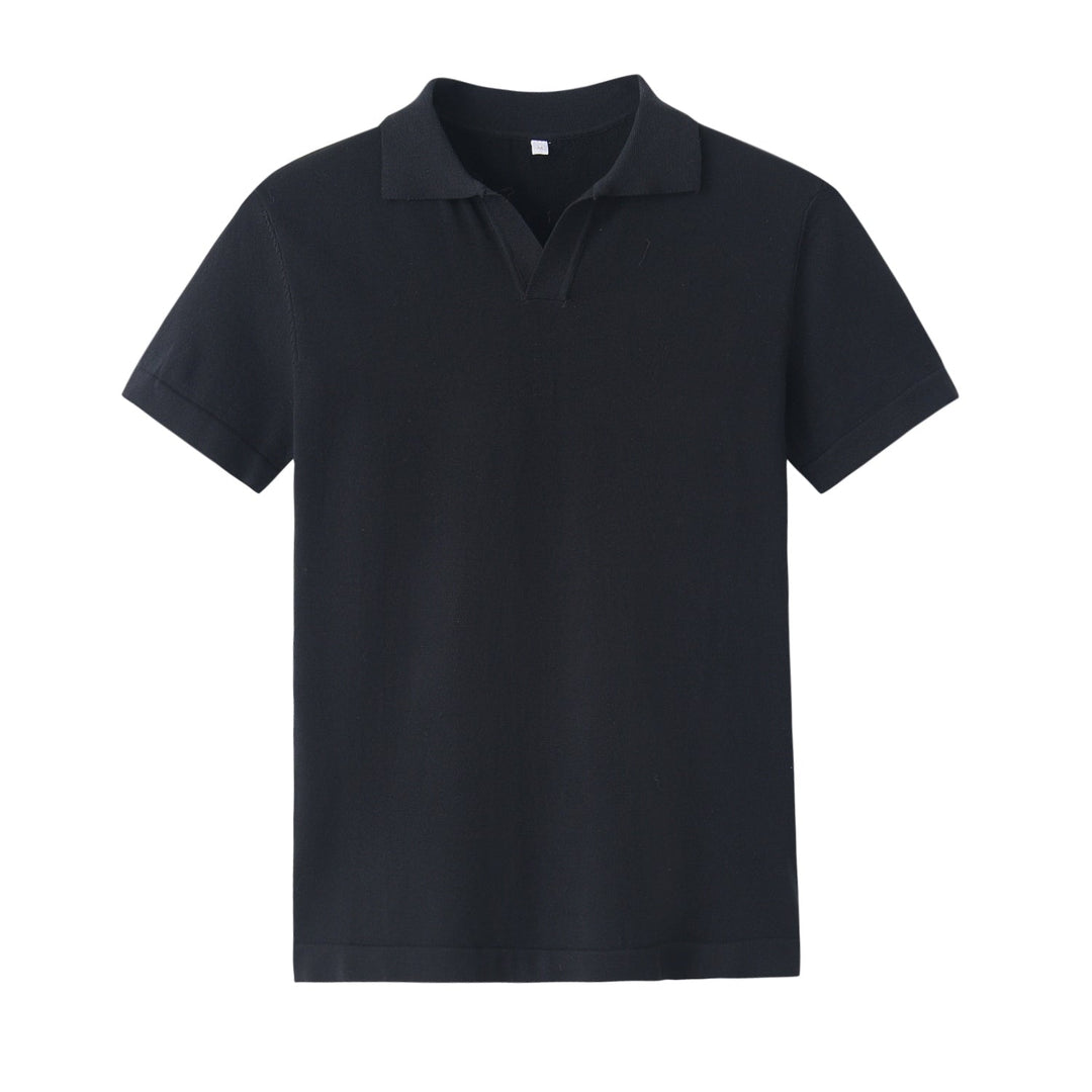 Buttonless Knit Polo
