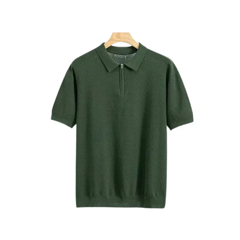 Mátyás | Polo majica s patentnim zatvaračem Marbella