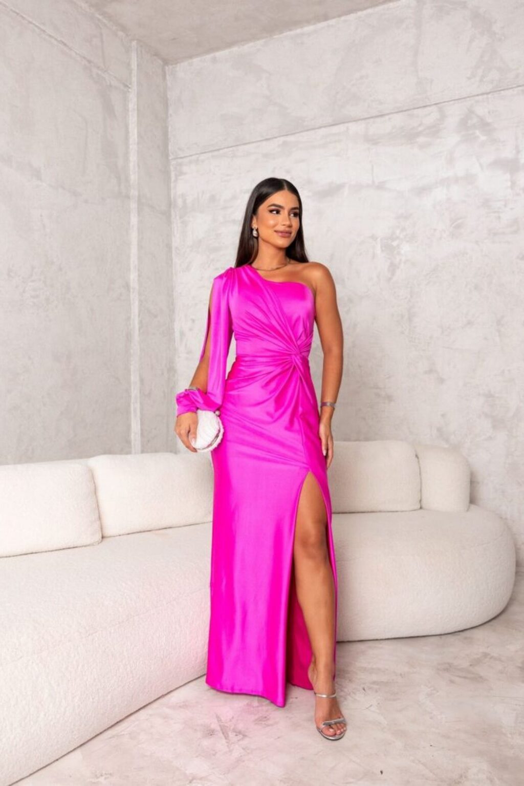 Melyssa Elegante Maxi Vestido de Noche