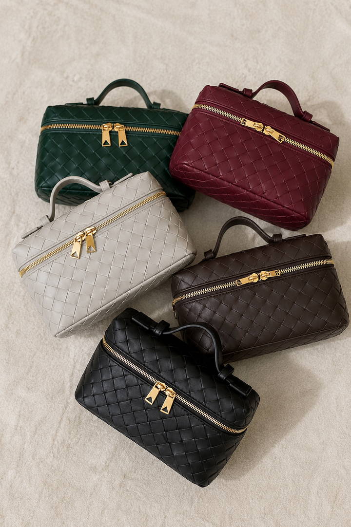 Milla Bolso Mini Woven con Accesorios Dorados