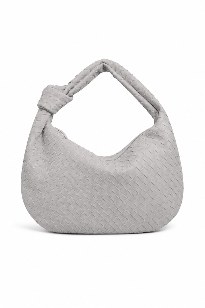 Sage Bolso de Hombro Mediano Tejido