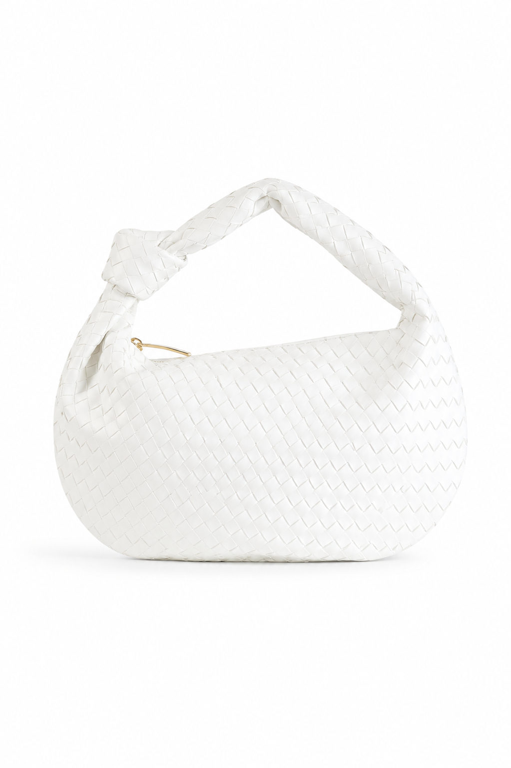 Sage Bolso de Hombro Mediano Tejido