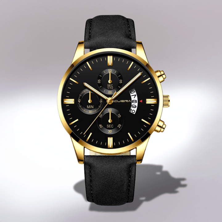 Montre Chronographe Bracelet Cuir