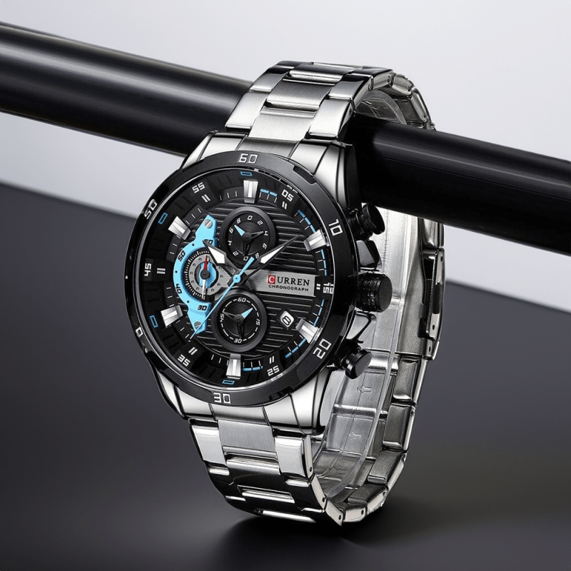 Montre Chronographe en Acier