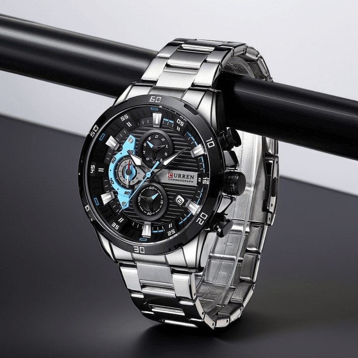 Montre Chronographe en Acier