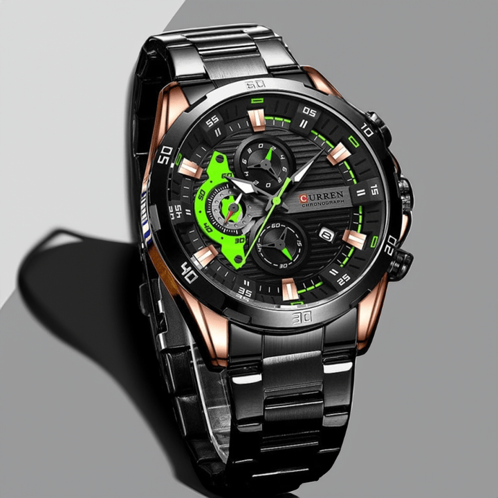 Montre Chronographe en Acier