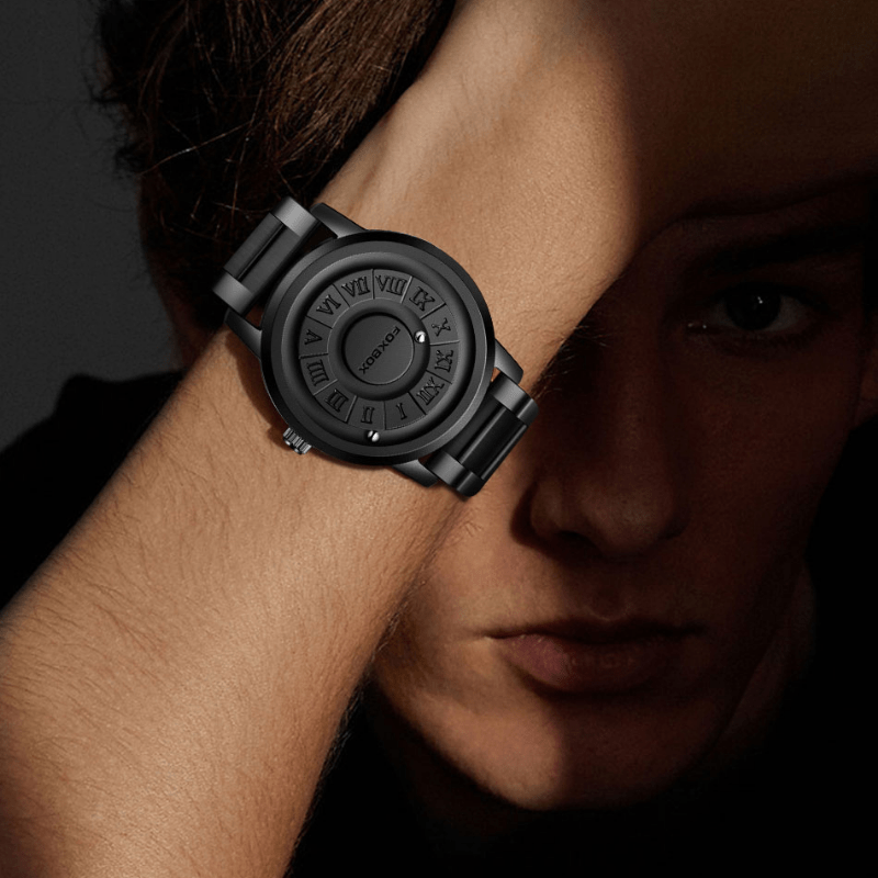 Montre Magnétique - Bracelet Cuir ou Acier