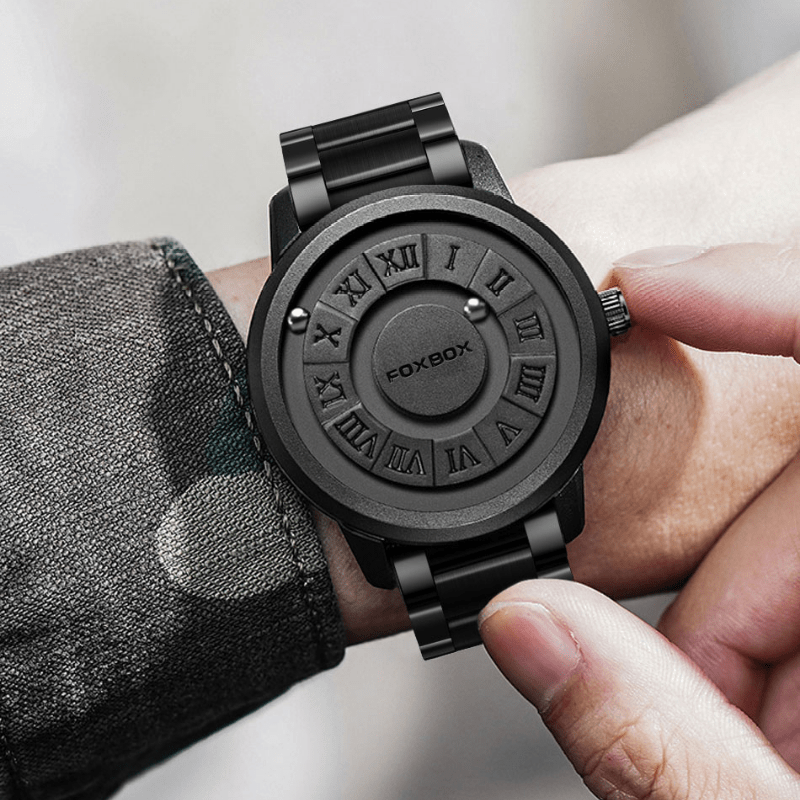 Montre Magnétique - Bracelet Cuir ou Acier
