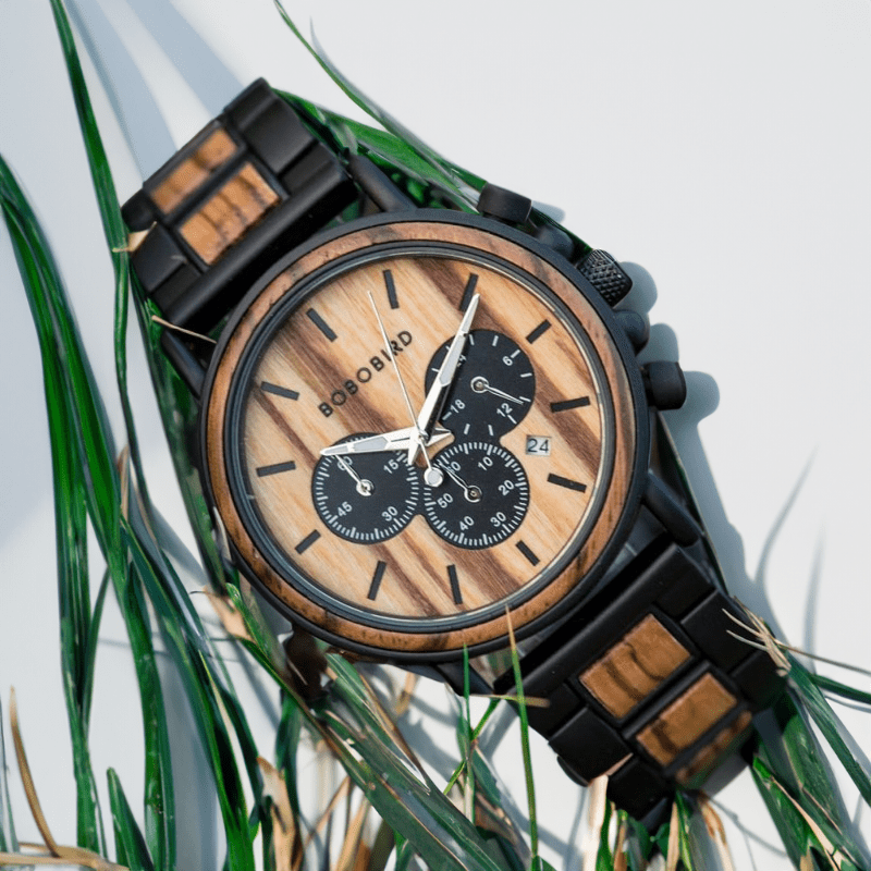 Montre Quartz en Bois