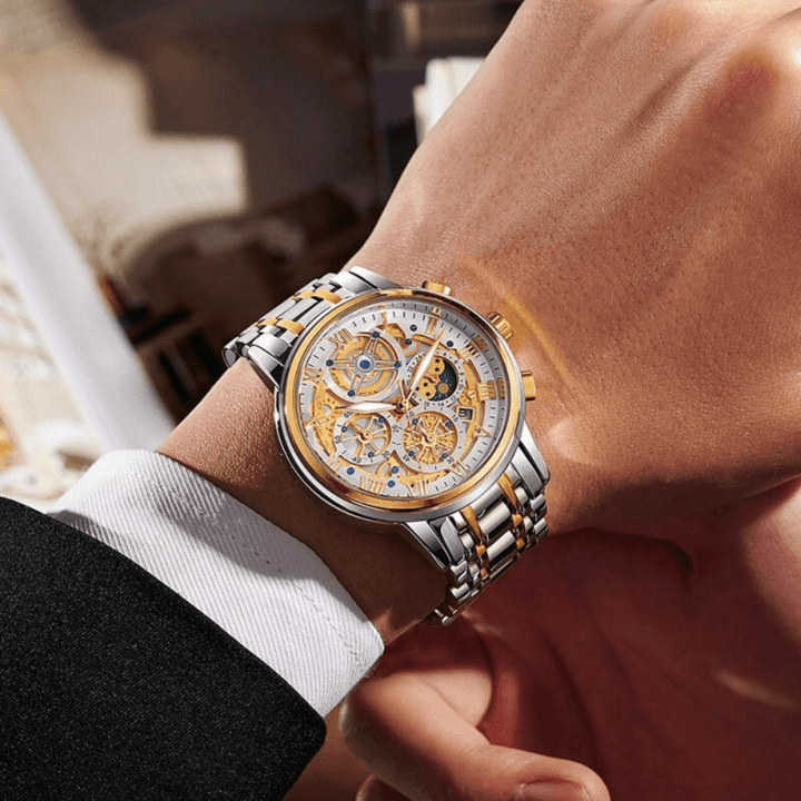 Montre Squelette Chronographe Luxe