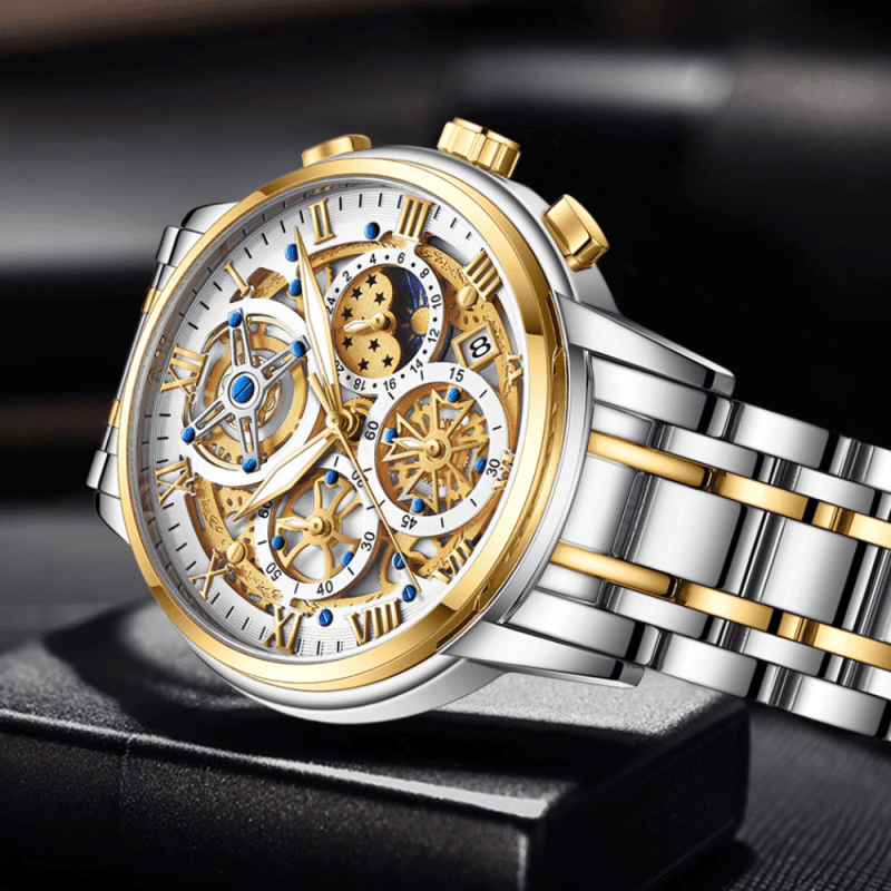 Montre Squelette Chronographe Luxe