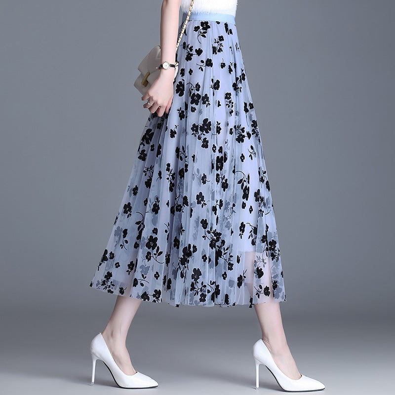 ADELINE™ – Elegantna cvjetna midi suknja