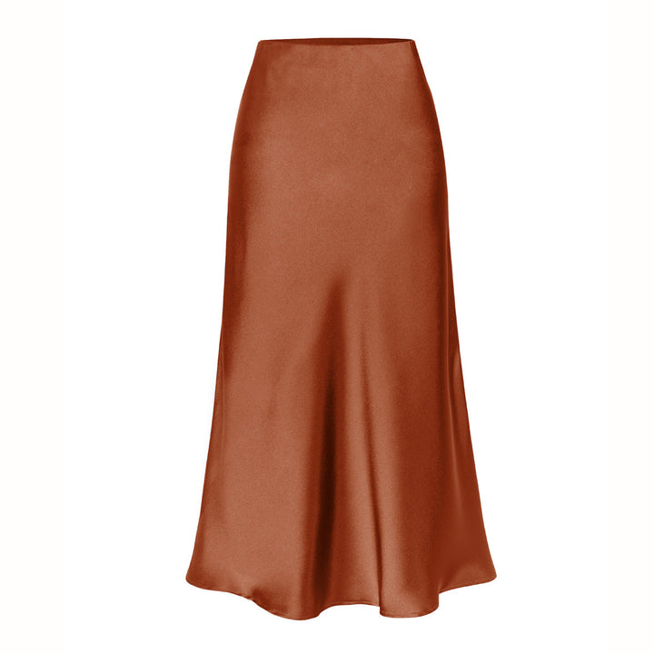 KEITH™ - Elegantna midi suknja s visokim strukom i bočnim prorezom