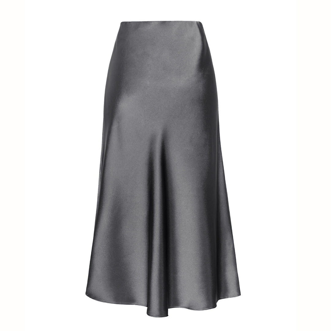 KEITH™ - Elegantna midi suknja s visokim strukom i bočnim prorezom