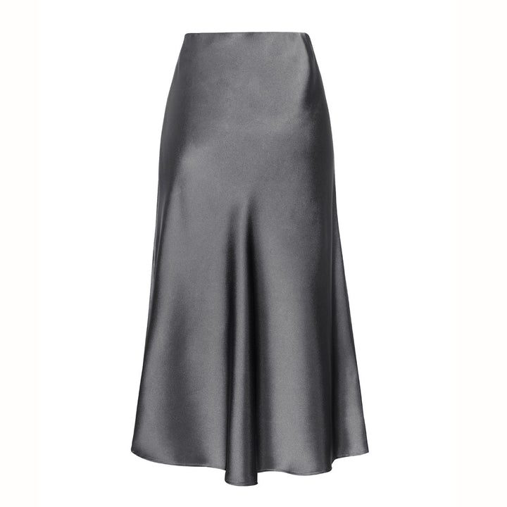 KEITH™ - Elegantna midi suknja s visokim strukom i bočnim prorezom