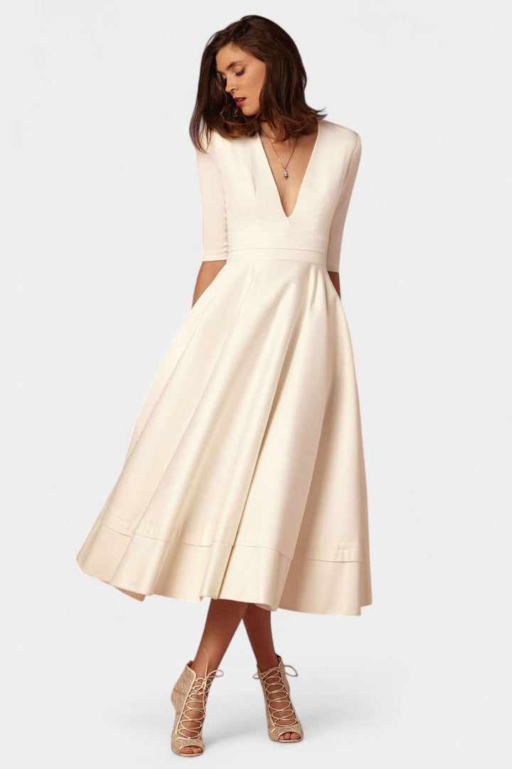 Nylah Vestido Midi A-Line