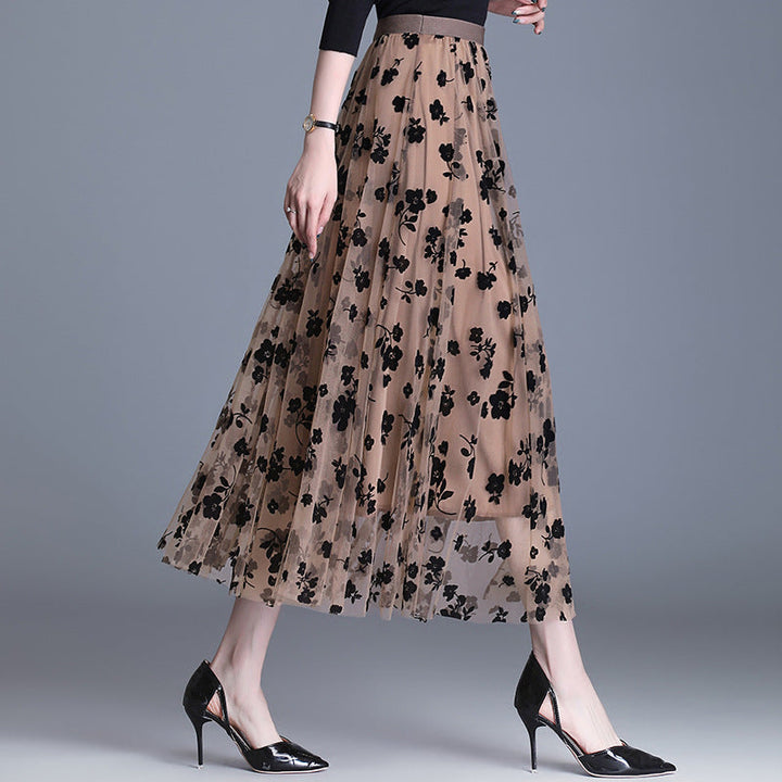 ADELINE™ – Elegantna cvjetna midi suknja
