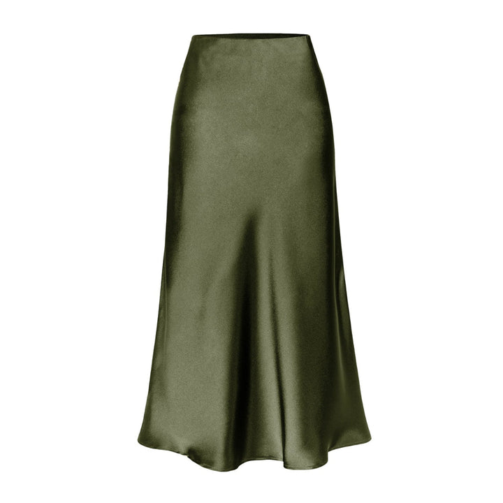 KEITH™ - Elegantna midi suknja s visokim strukom i bočnim prorezom