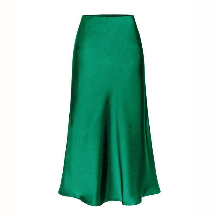 KEITH™ - Elegantna midi suknja s visokim strukom i bočnim prorezom