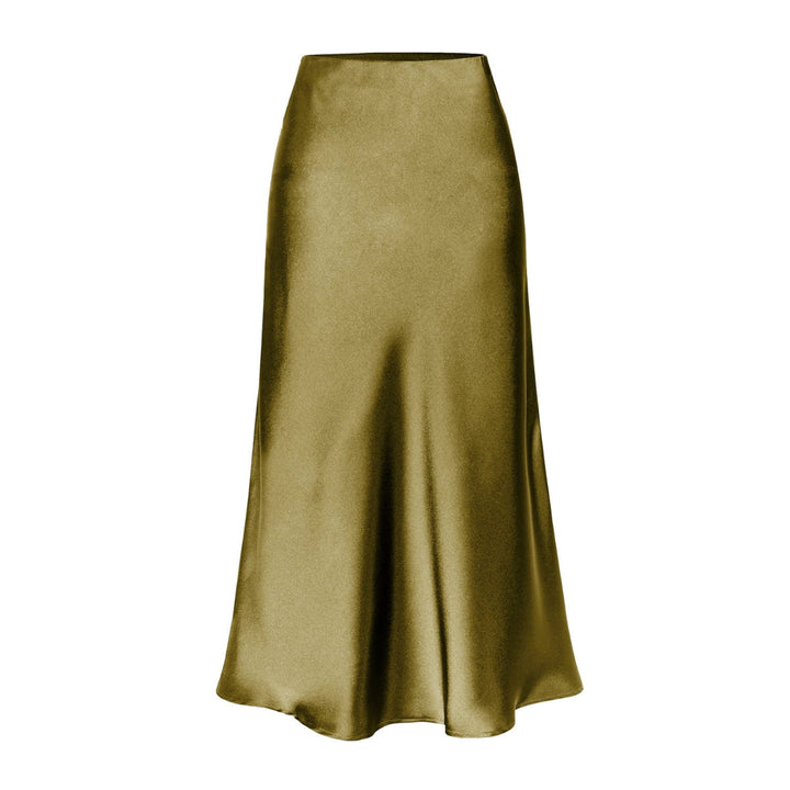 KEITH™ - Elegantna midi suknja s visokim strukom i bočnim prorezom