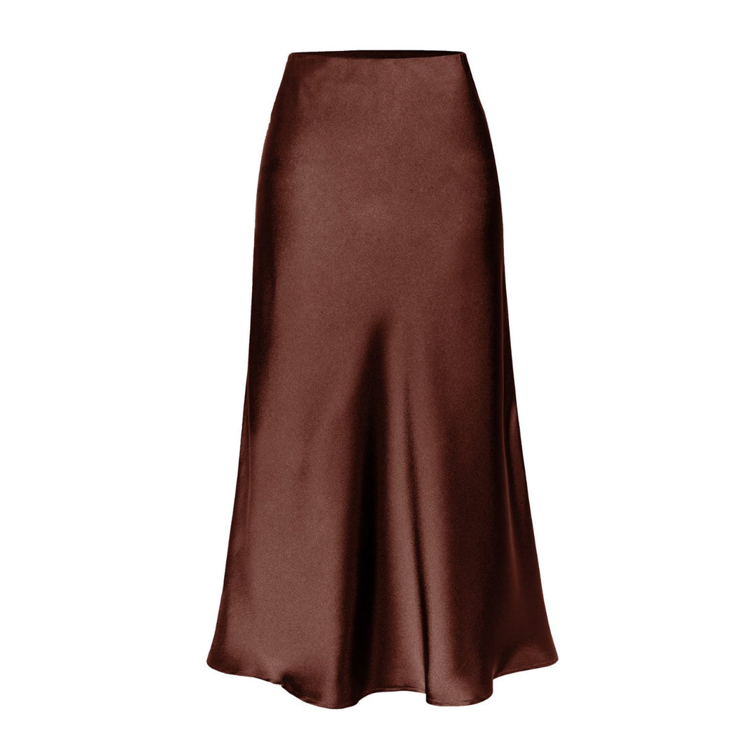 KEITH™ - Elegantna midi suknja s visokim strukom i bočnim prorezom