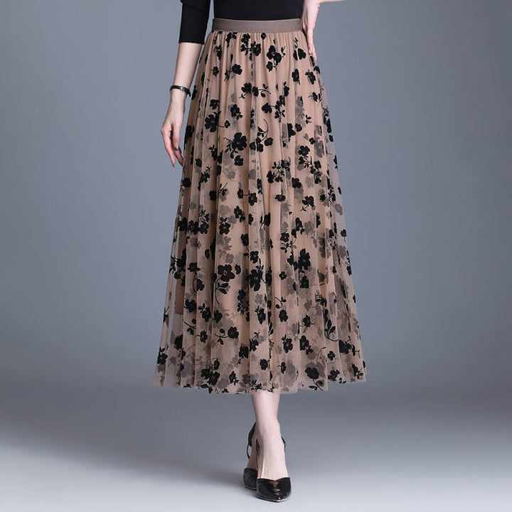 ADELINE™ – Elegantna cvjetna midi suknja
