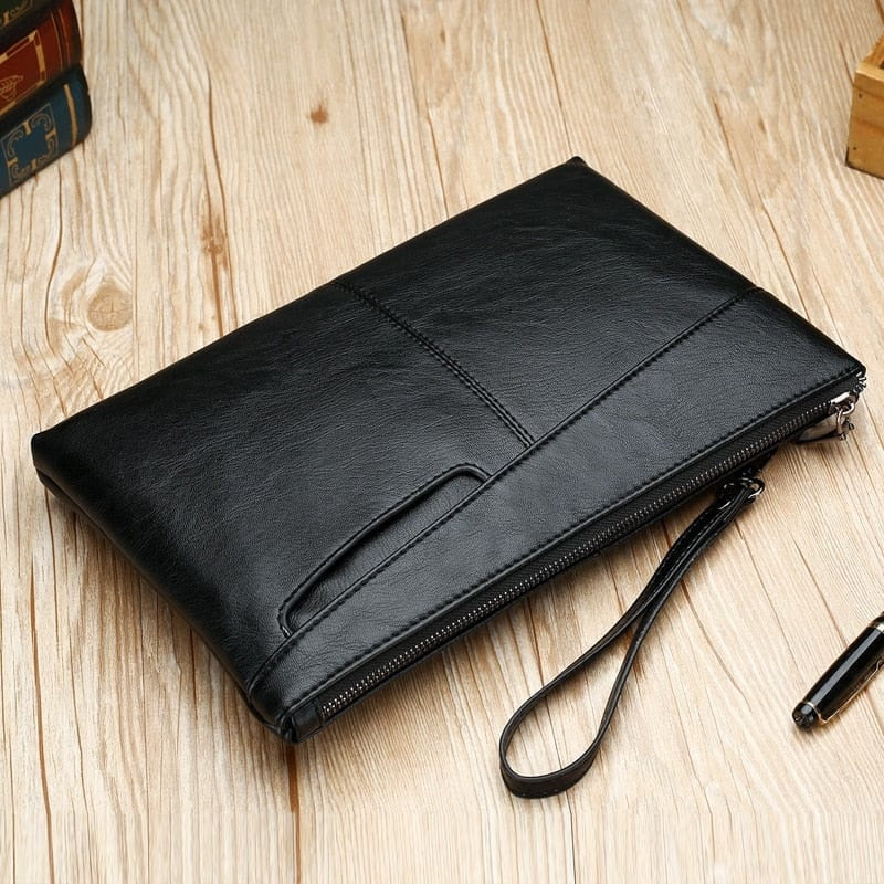 POCHETTE LUXE EN CUIR