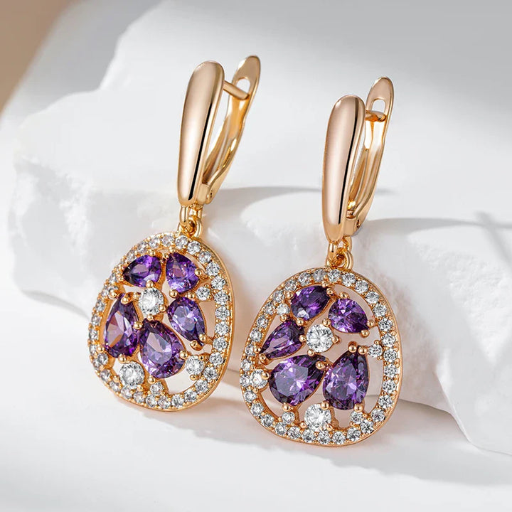 Naušnice Royal Orchid viseći model