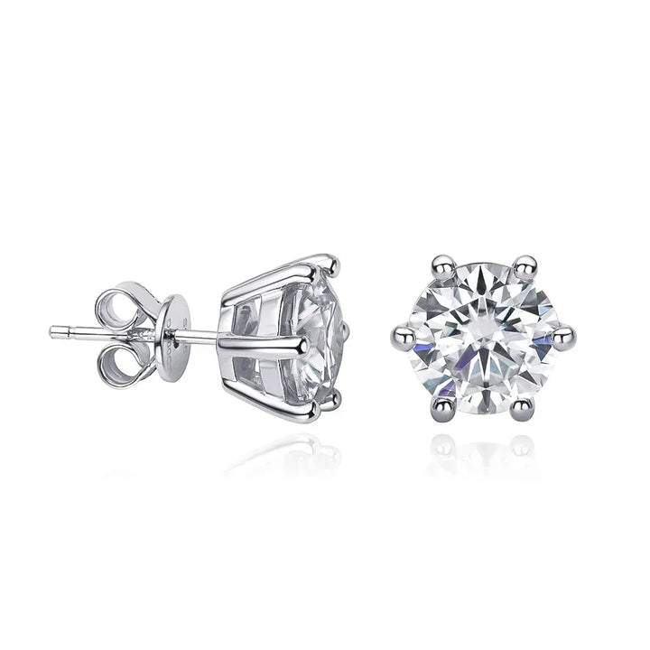 Lyra Glow moissanite naušnice