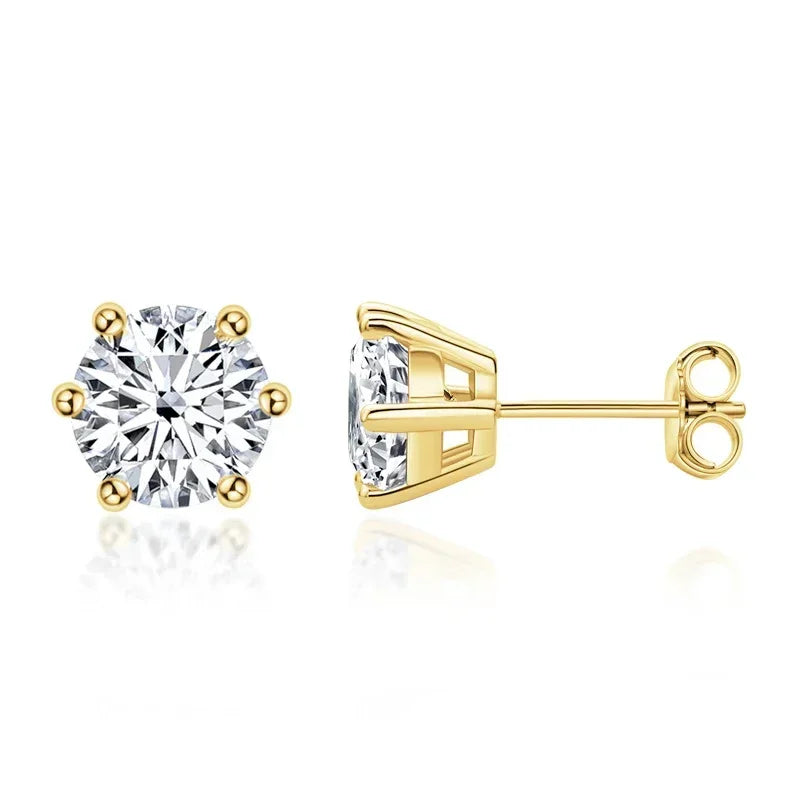Lyra Glow moissanite naušnice