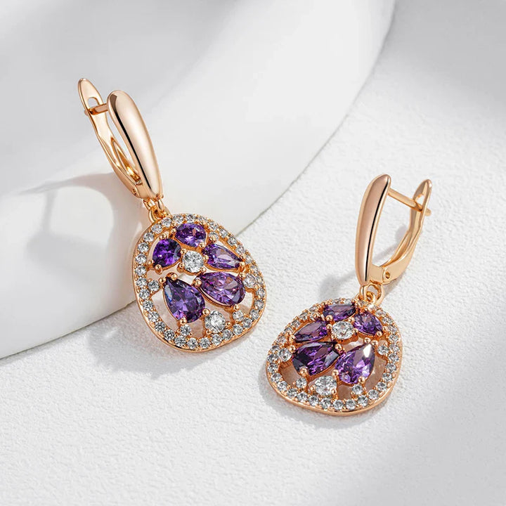 Naušnice Royal Orchid viseći model