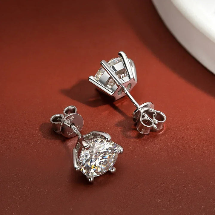 Lyra Glow moissanite naušnice