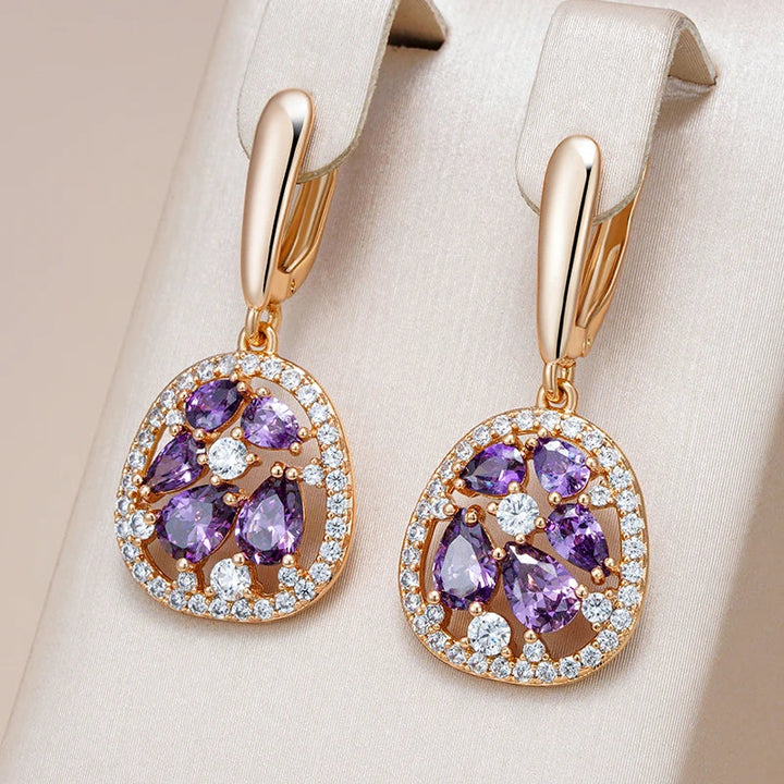 Naušnice Royal Orchid viseći model