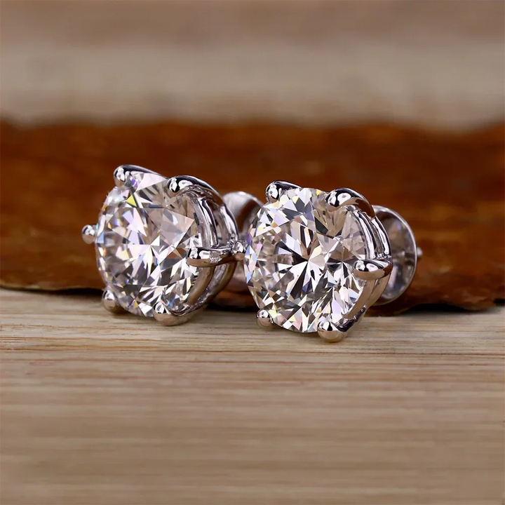 Lyra Glow moissanite naušnice