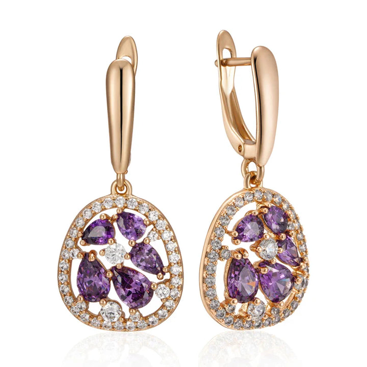 Naušnice Royal Orchid viseći model