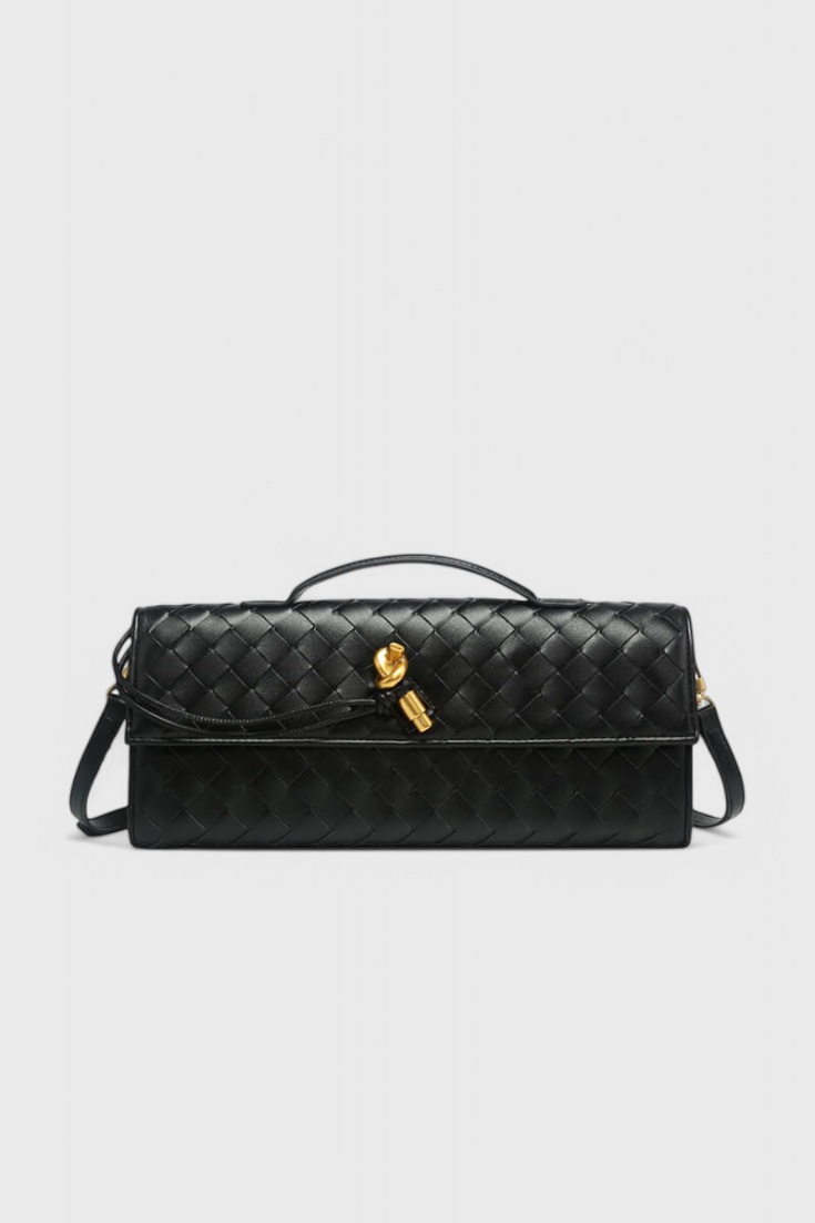 Clutch torbica Melanie s detaljem zlatnog čvora