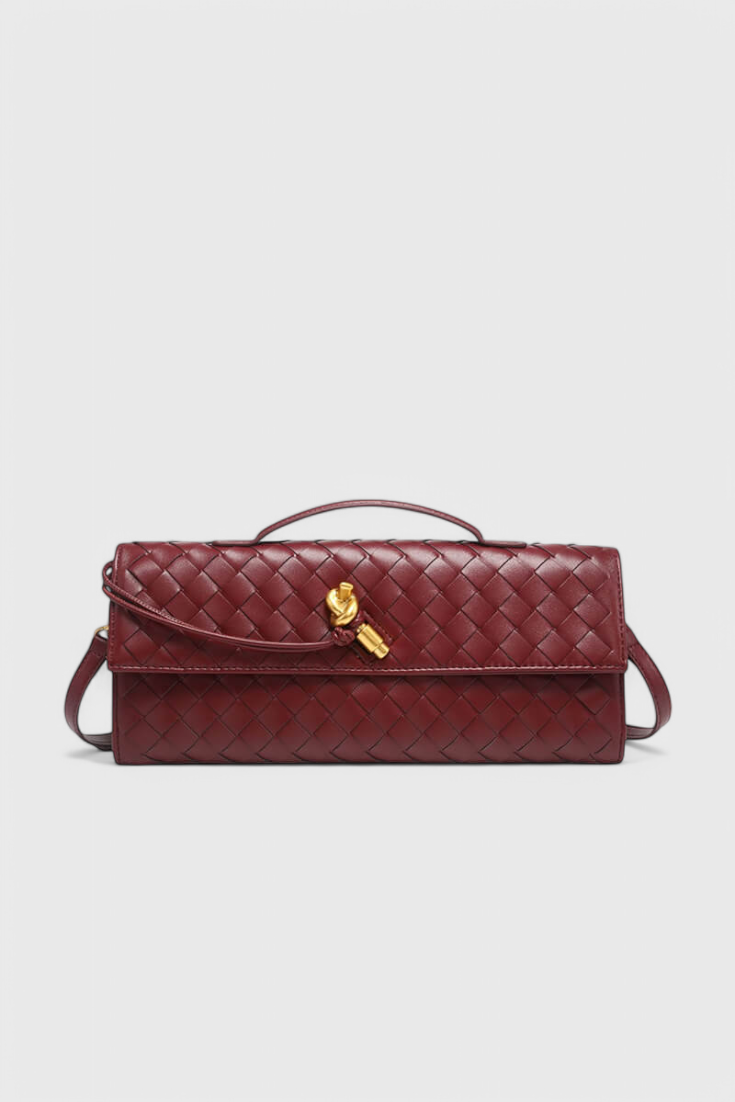 Clutch torbica Melanie s detaljem zlatnog čvora