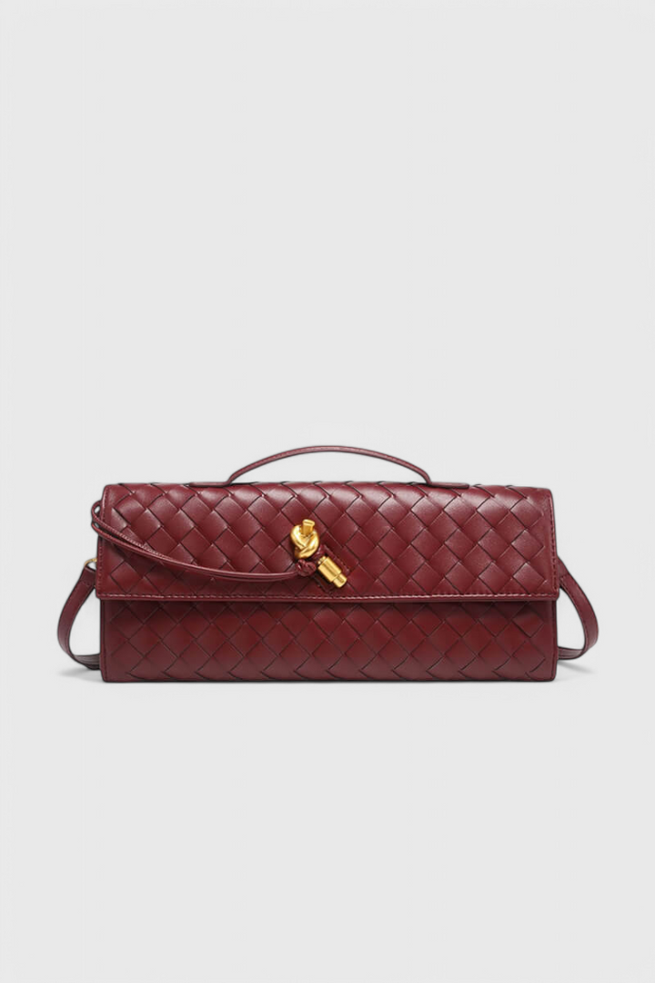 Clutch torbica Melanie s detaljem zlatnog čvora