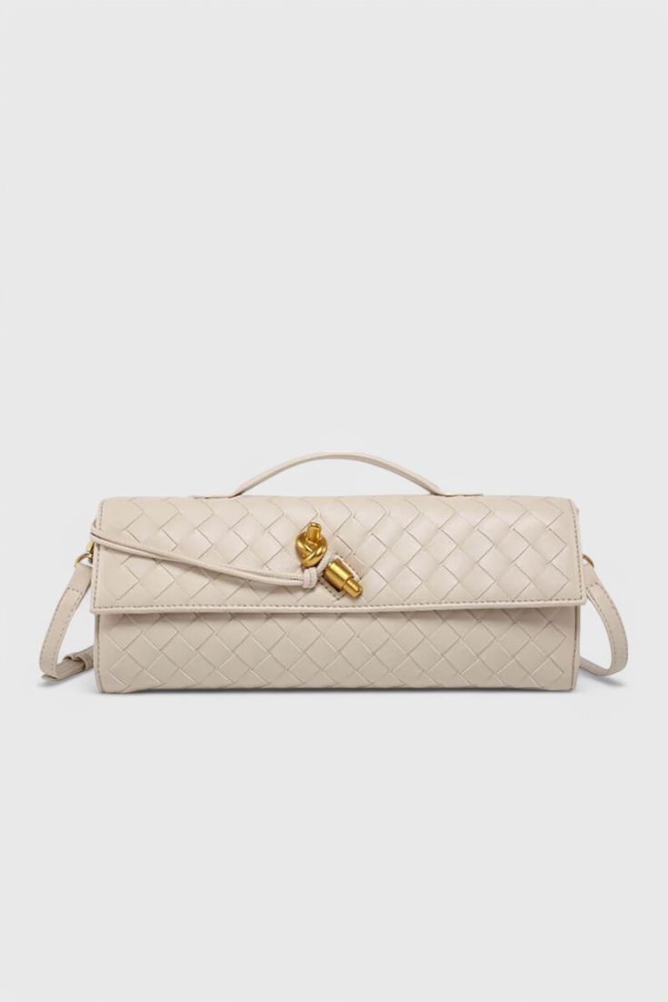 Clutch torbica Melanie s detaljem zlatnog čvora