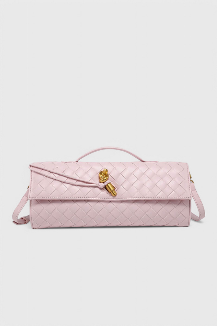 Clutch torbica Melanie s detaljem zlatnog čvora