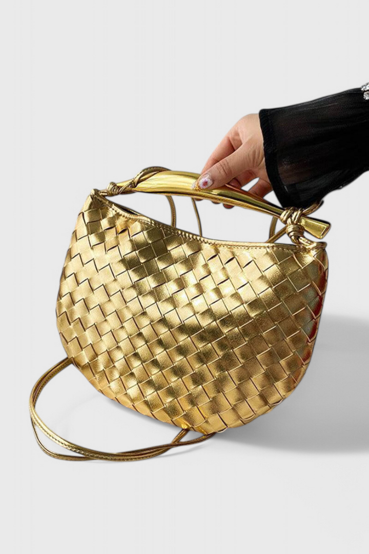 Torba Gerda Bolso Woven sa zlatnom ručkom