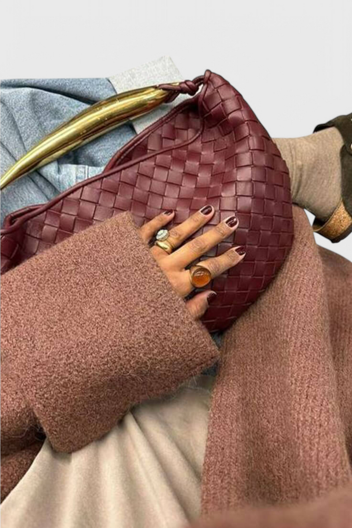 Torba Gerda Bolso Woven sa zlatnom ručkom