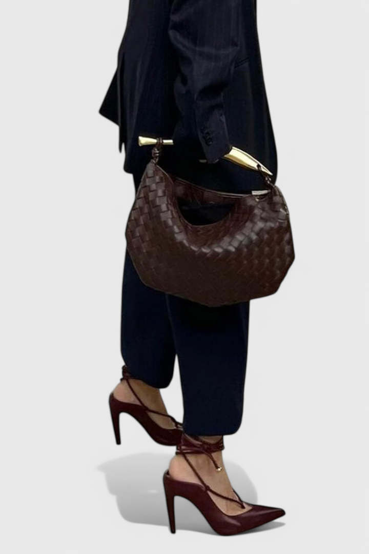 Torba Gerda Bolso Woven sa zlatnom ručkom