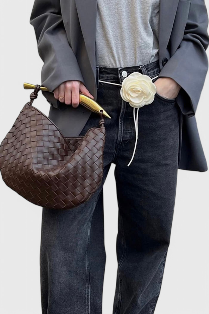 Torba Gerda Bolso Woven sa zlatnom ručkom