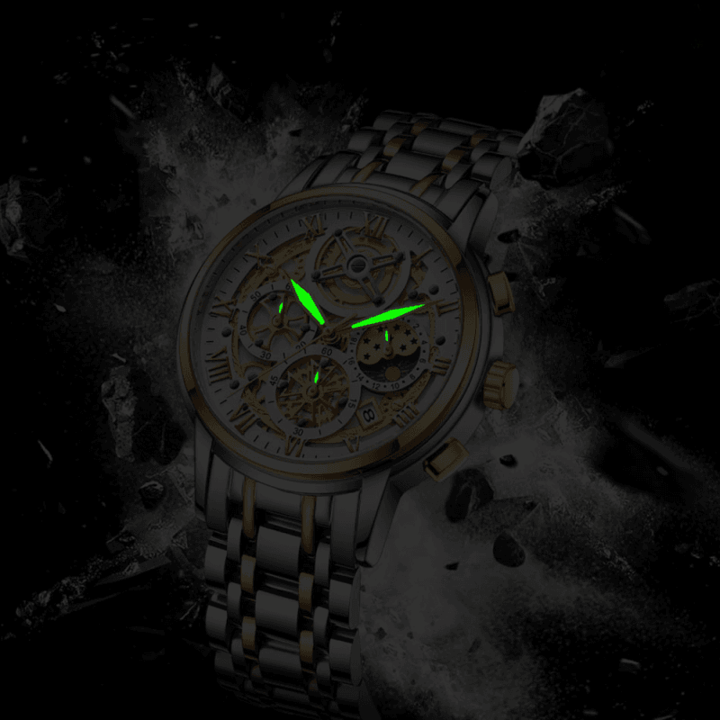 Montre Squelette Chronographe Luxe