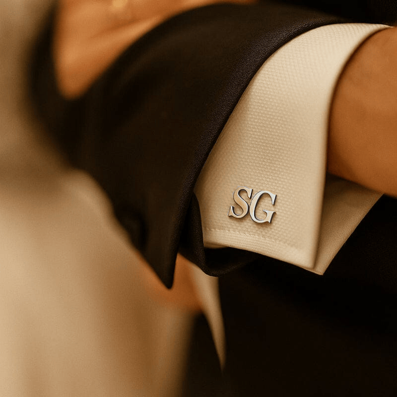 Boutons de manchette personnalisés luxe