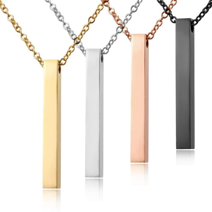 COLLIER À GRAVER EN ACIER INOXYDABLE