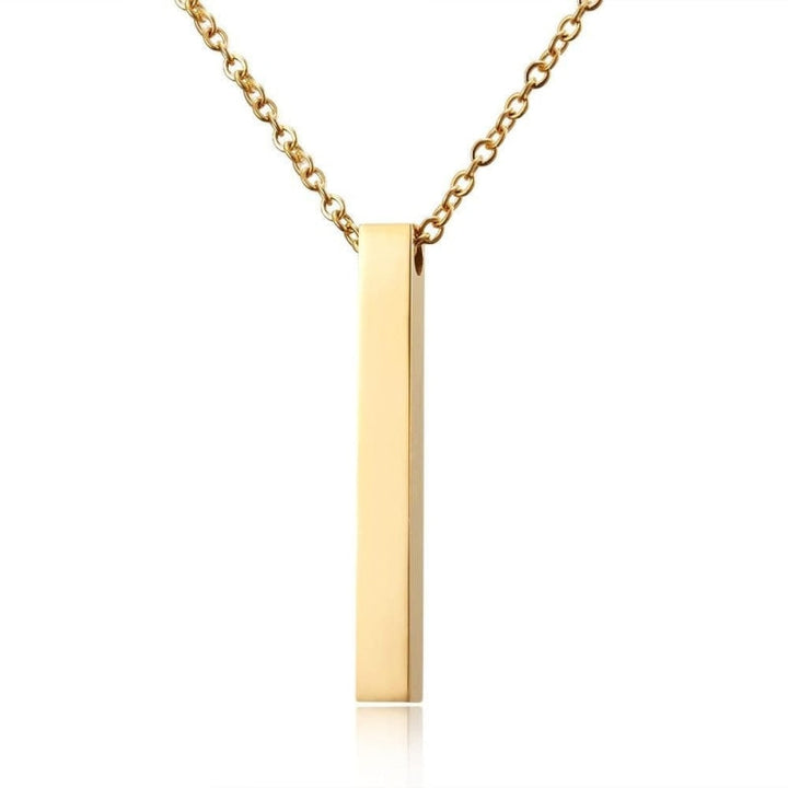 COLLIER À GRAVER EN ACIER INOXYDABLE