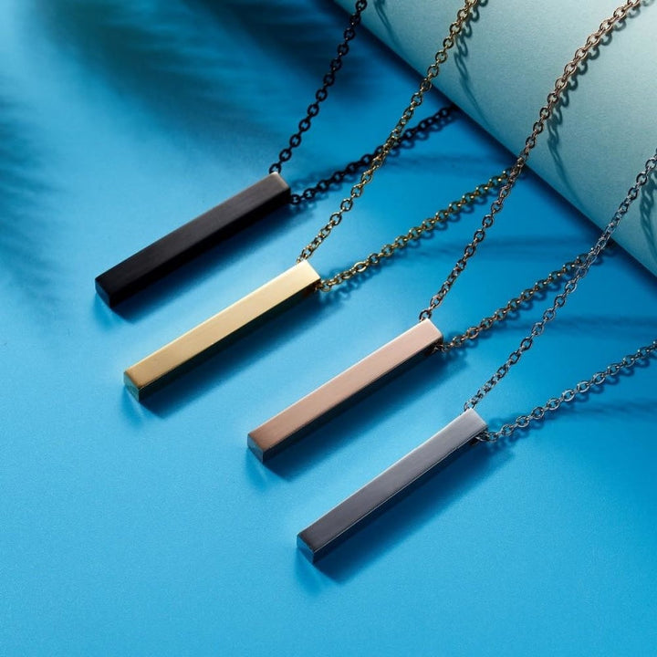 COLLIER À GRAVER EN ACIER INOXYDABLE