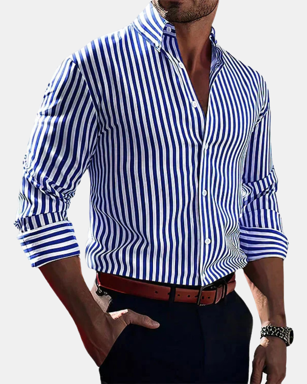 Alejandro™ | Elegantna prugasta košulja